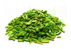 Slivered pistachio