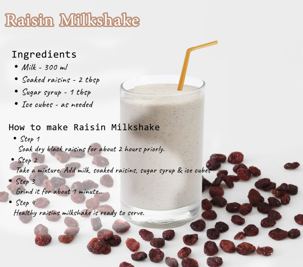 Raisin MilkShake