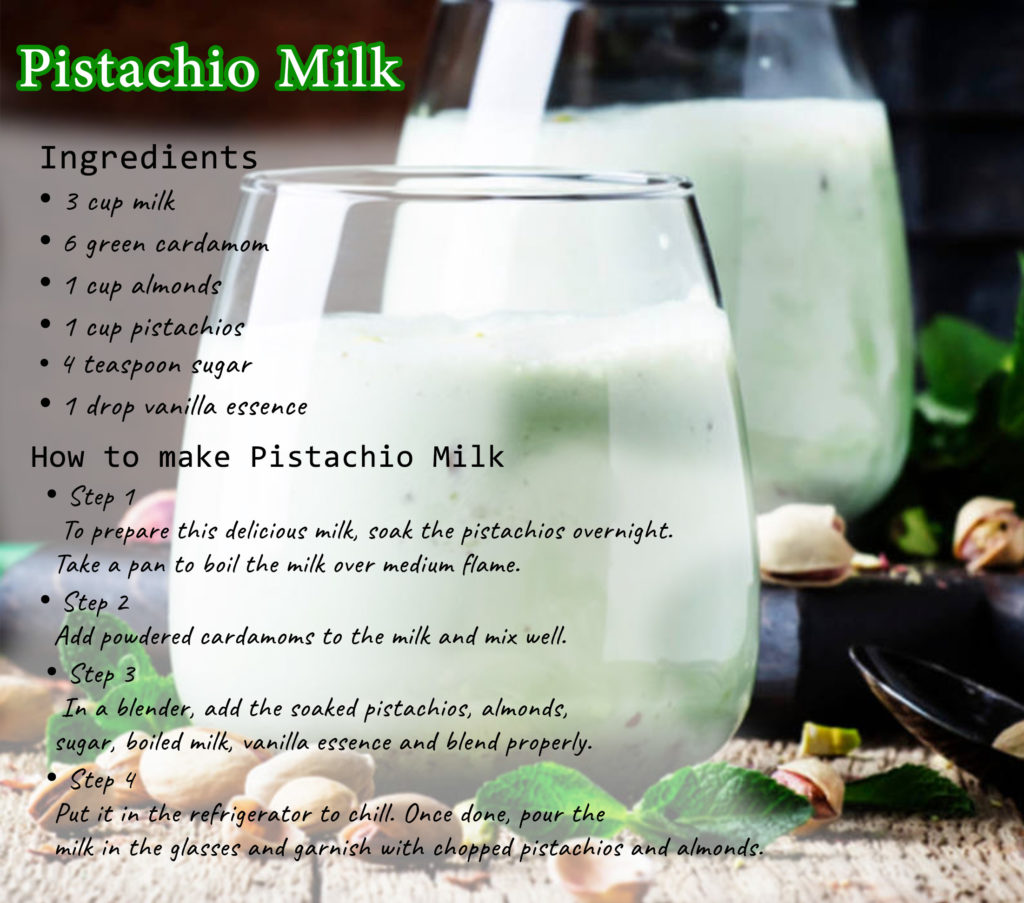 pistachio milk